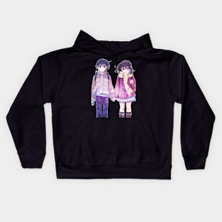 Erased Kayo X Satoru Love Fanart! Kids Hoodie